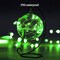 Ariceleo Mini St. Patrick's Day Fairy Lights Battery Operate, 1 Pack Copper Wire 3*AAA Battery Powered Led Starry Fairy String Lights for Bedroom, Christmas, Party, Wedding, Decoration(5m/16ft Green)